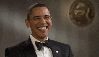 Obama Laughing Animated Gif Images GIFs Center